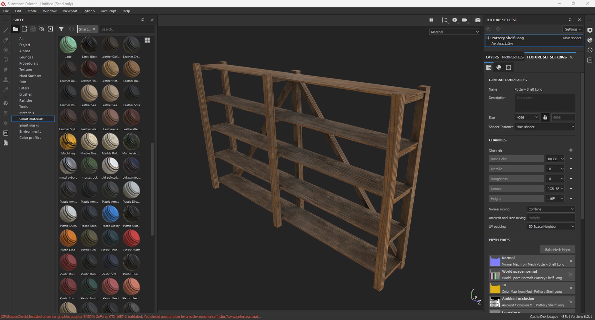 Pottery Shelf Long 3D model https://p.turbosquid.com/ts-thumb/7H/nKUFq3/cv/screenshot_3/png/1701958222/1920x1080/fit_q87/3ed7fa1d4eeb3d551c11019e170f96bbf951e748/screenshot_3.jpg