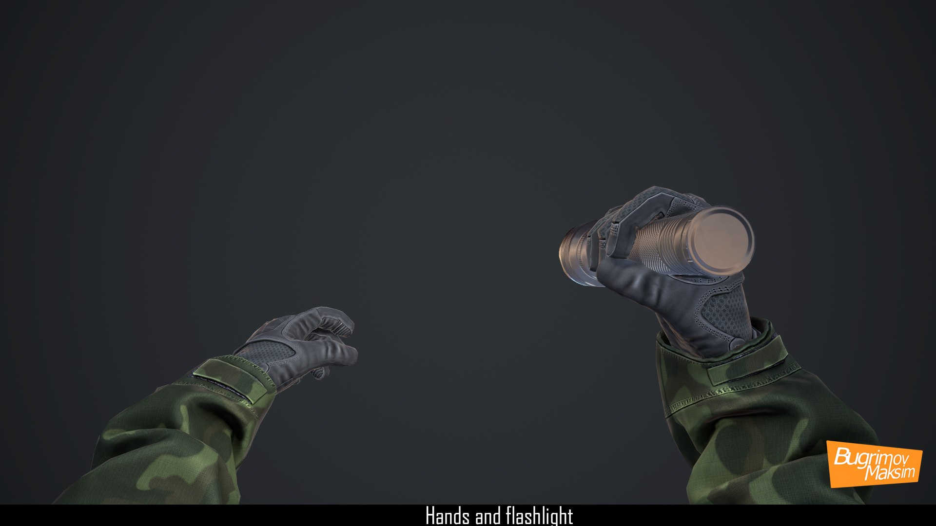 3D Hands Flashlight - TurboSquid 1167540