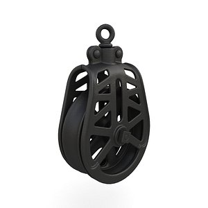 3ds max antique barn pulley