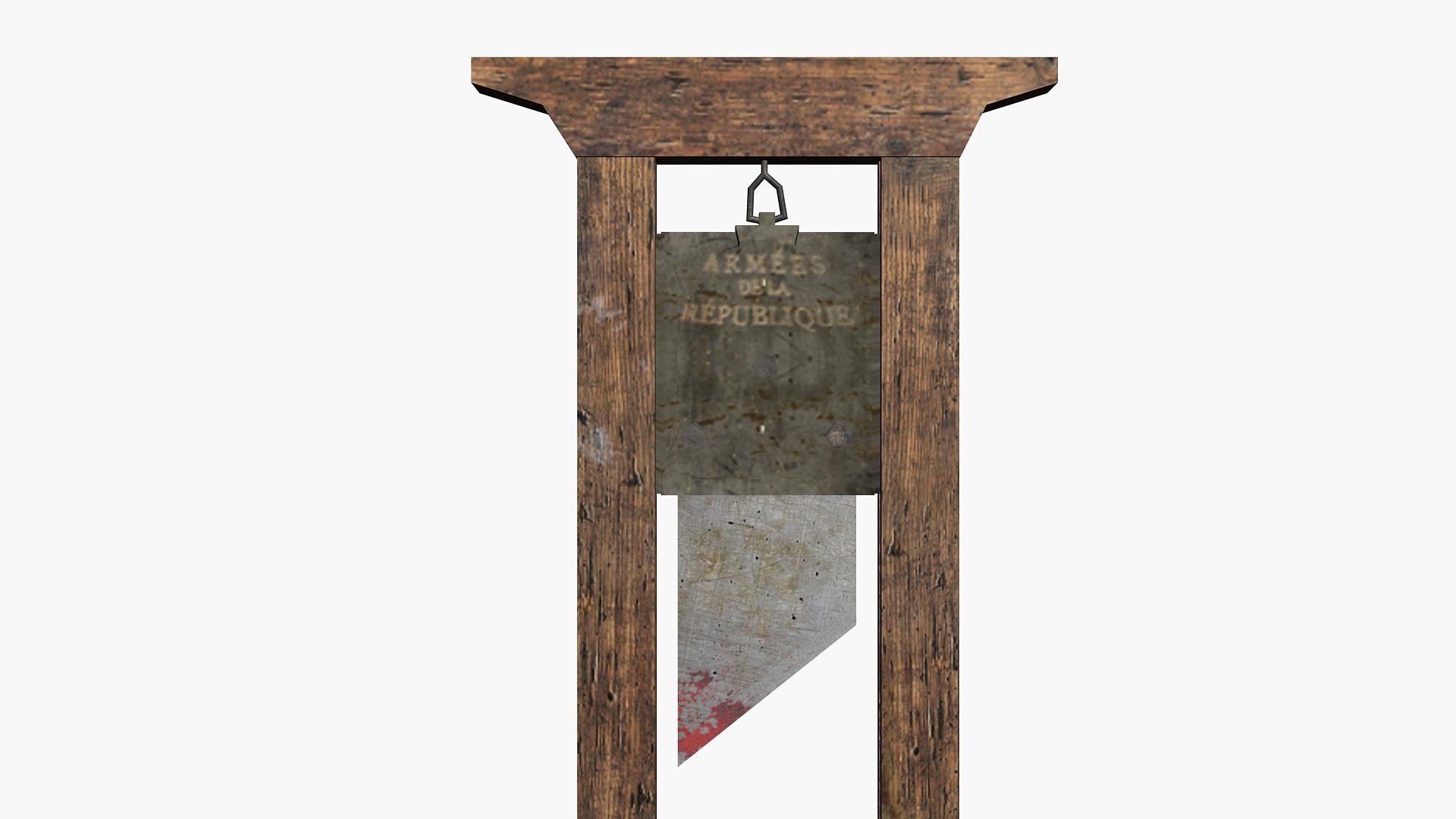 3D French Guillotine Model - TurboSquid 2315537
