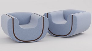 LINEA ARMCHAIR 3D model