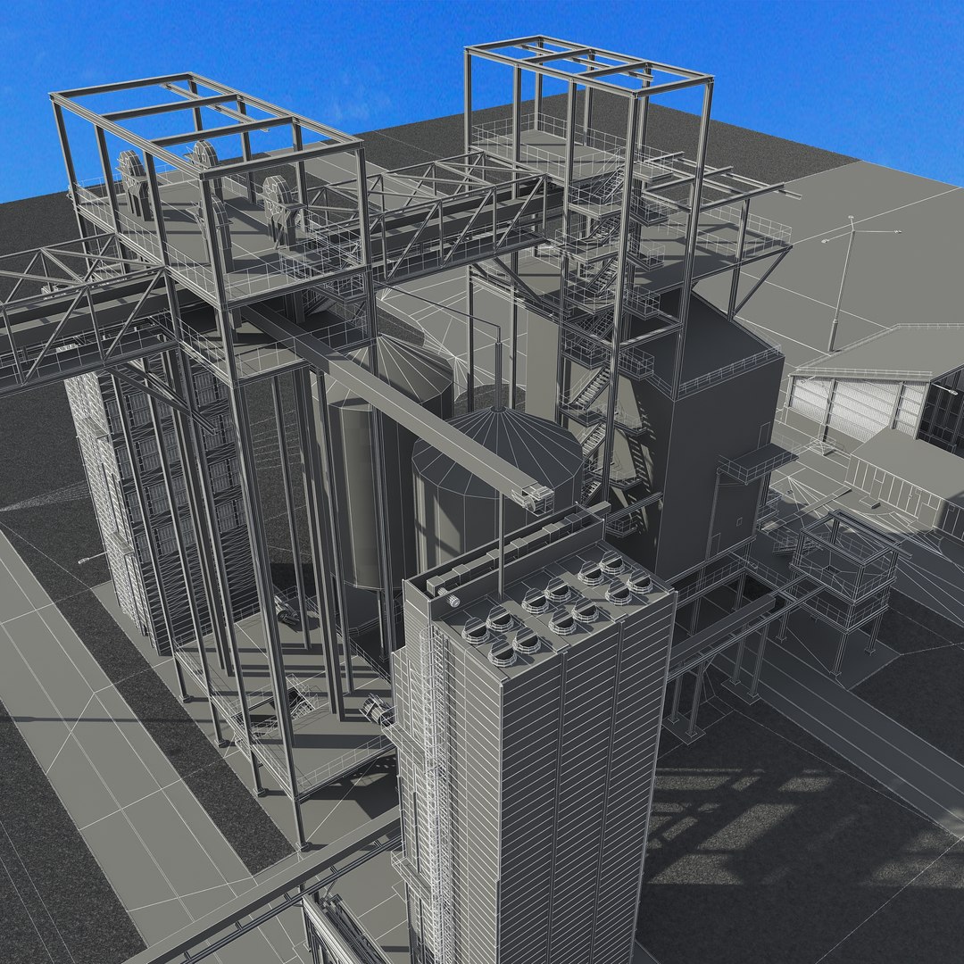 Grain-dryer Grain 3d Dxf