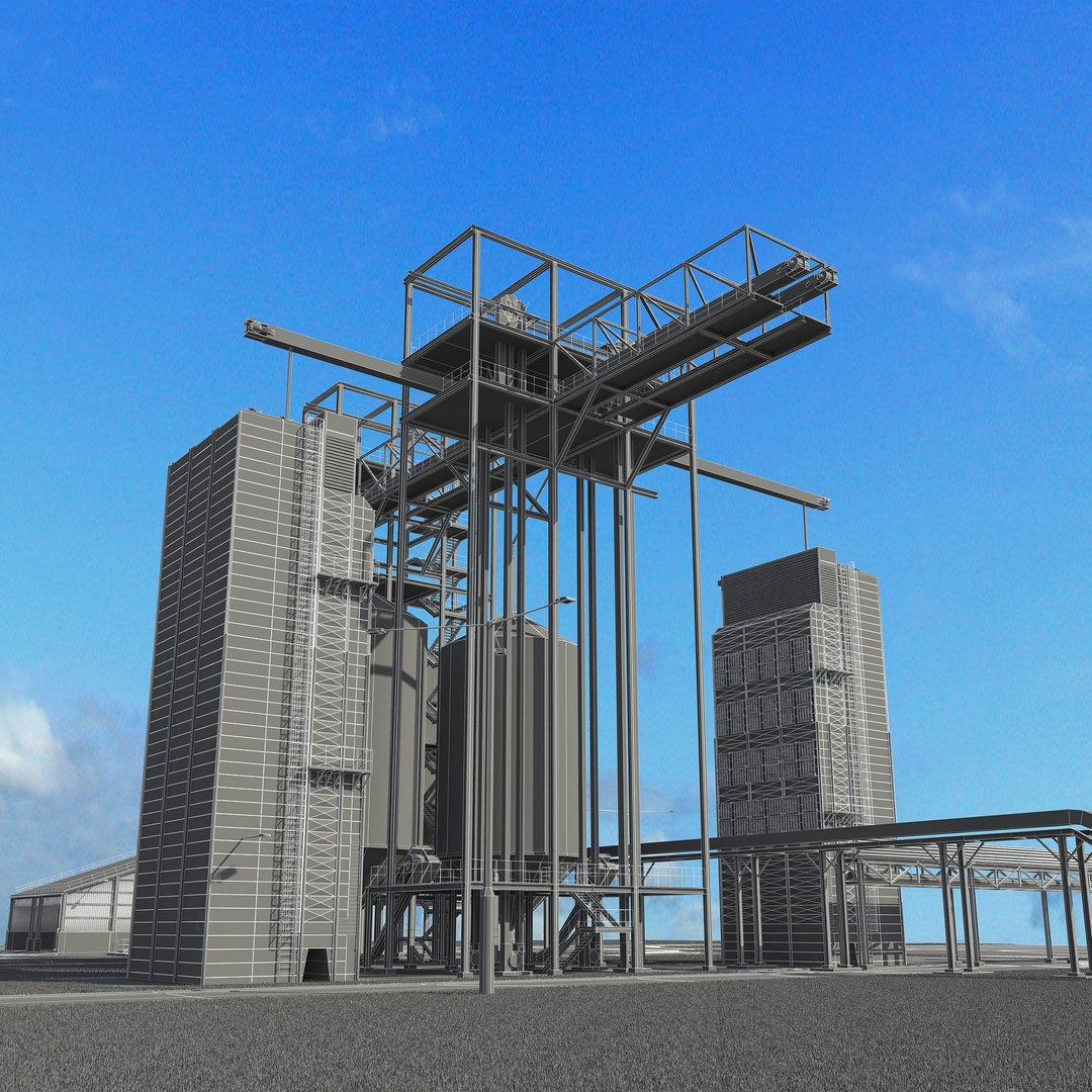 grain-dryer grain 3d dxf