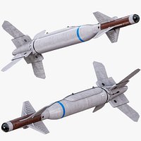 Rigged GBU-24 Paveway 3 Naval Laser Guided Bomb PBR