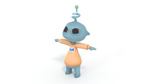 3D character alien