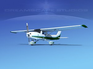 3d model cessna 152 commuter