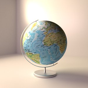 3d globe model
