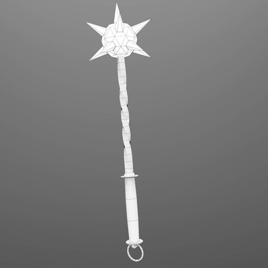 3D Medieval Mace Low-poly 3D Model Model - TurboSquid 2349406