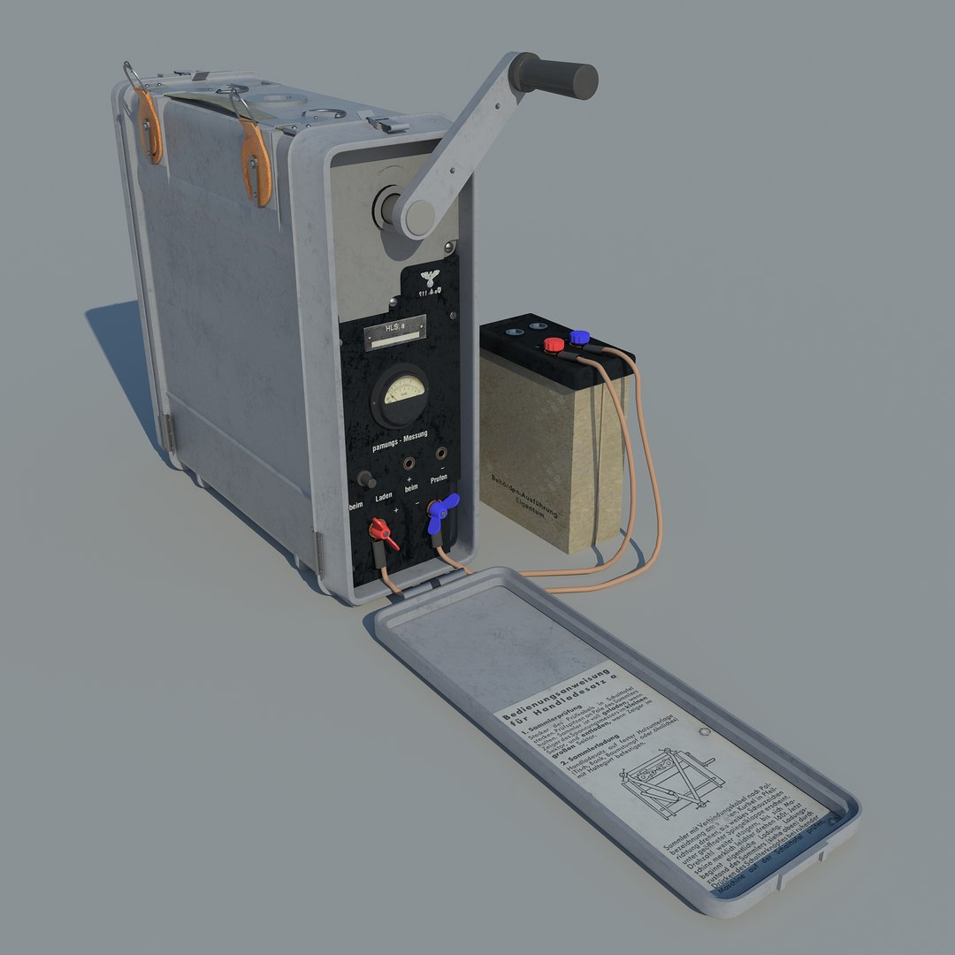 Military Charger Radio Station 3D Model - TurboSquid 1518912