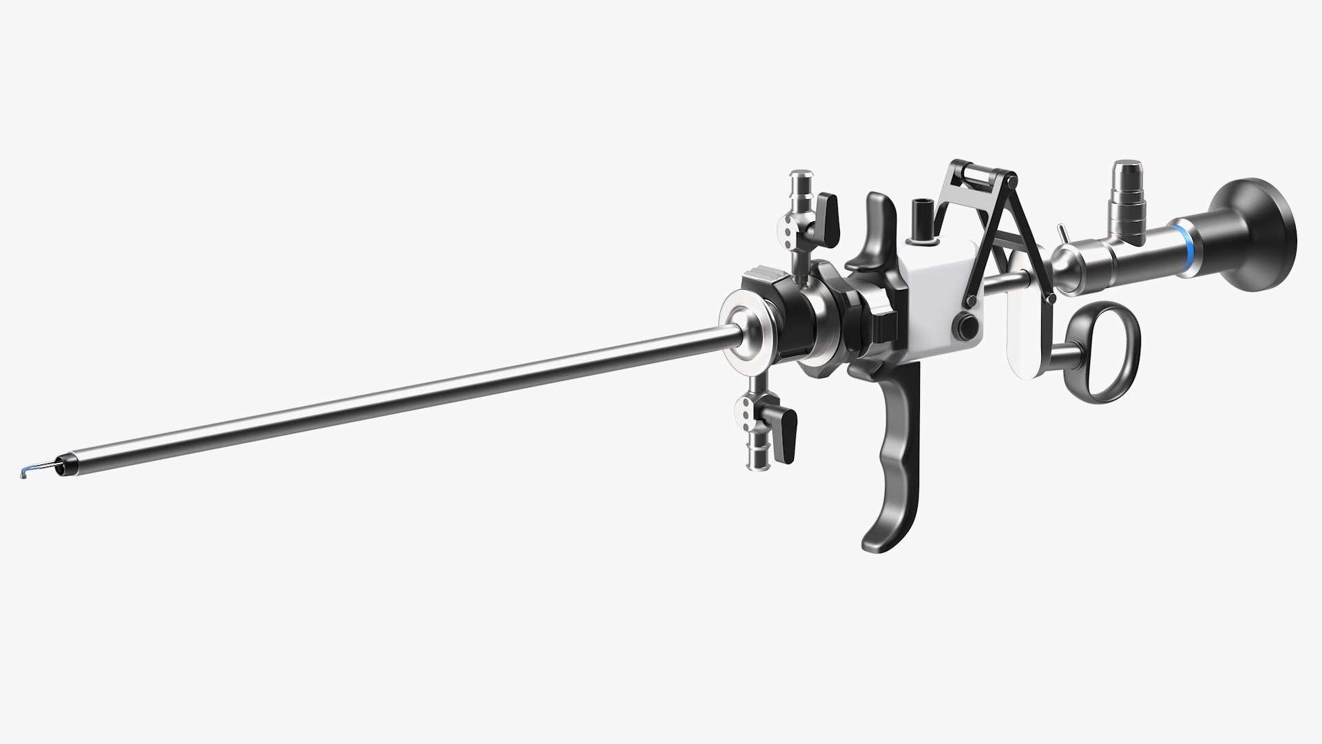 Resectoscope with Bipolar Conical Electrode 3D model preview