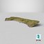 Steep Coast Beach  - 3D PBR Model4