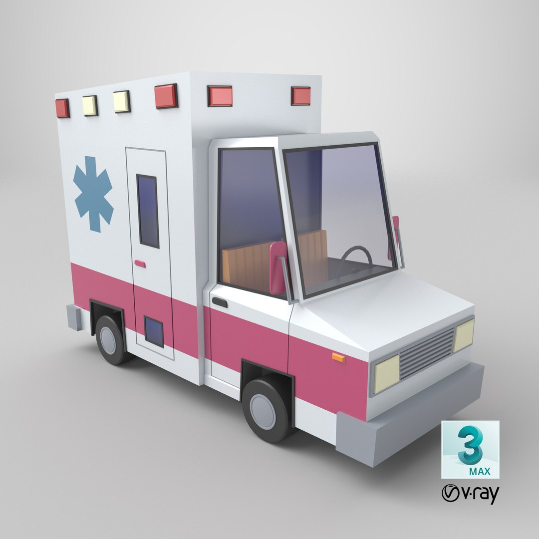 3D Stylized Ambulance Car Low Poly 3D Model https://p.turbosquid.com/ts-thumb/7I/SoK58H/jZ/stemcell_max_vray_render/png/1782832775/1920x1080/fit_q87/27bde5bfe1ab4d0ba1fa77550b595fbbbea6b3e3/stemcell_max_vray_render.jpg