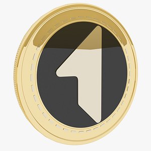 Firstblood Cryptocurrency Gold Coin model