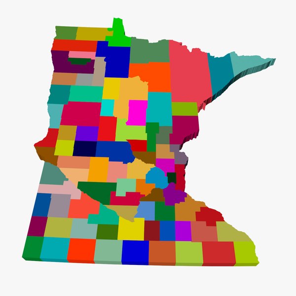 Counties Minnesota 3d 3ds