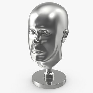 Silver Head Statue