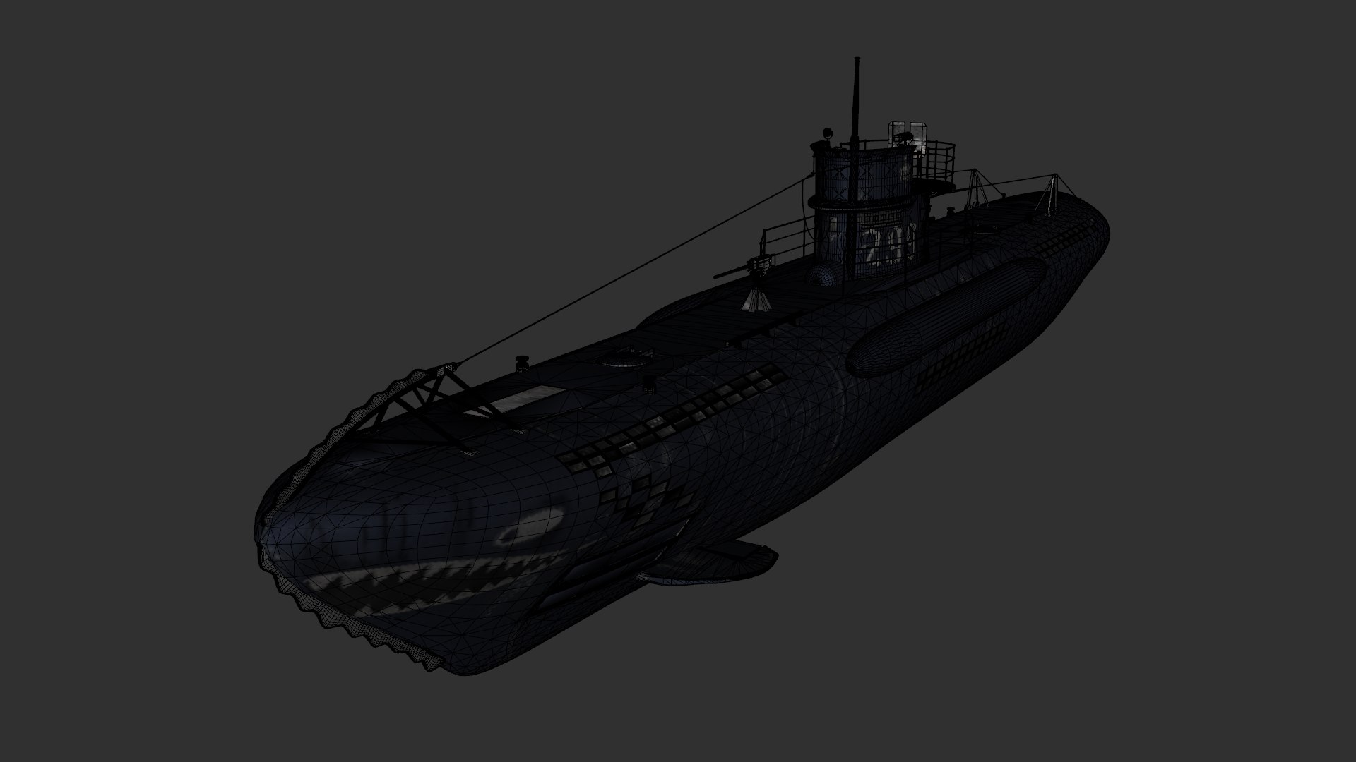 3D model WW2 German Submarine - U299 Type VIIC 41 U-boat low-poly 3d model https://p.turbosquid.com/ts-thumb/7I/Zrjtfy/fq/uv/png/1784560022/1920x1080/fit_q87/68c319379987c89c3b5764610e2aaa1a6f0221e6/uv.jpg