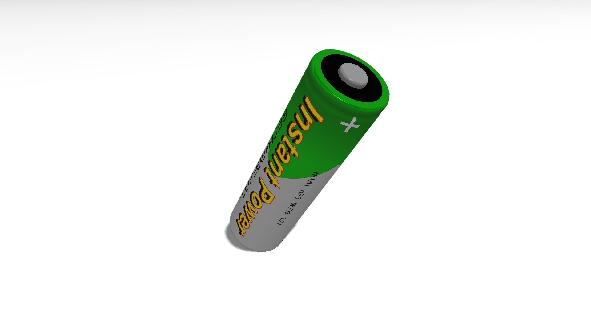 Battery AA Type 3D Model TurboSquid 1995114