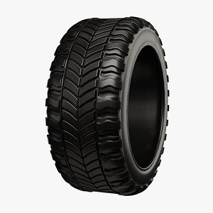 car tire 3D model