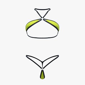 Swimsuit SMS 52 3D model