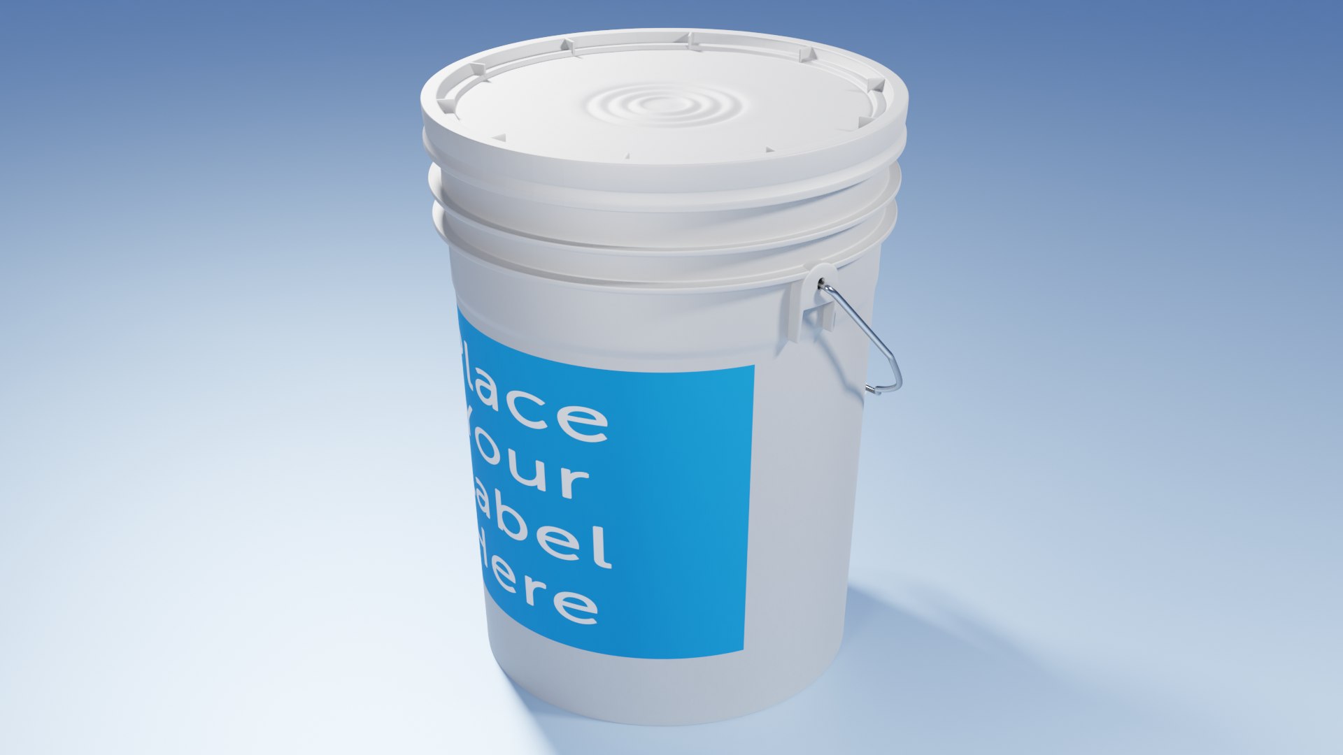 Industrial Pail 20kg 3D Model - TurboSquid 1777924