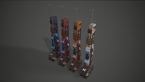 3D sci-fi building