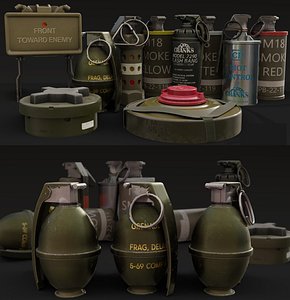 3D Tactical Explosive Pack model