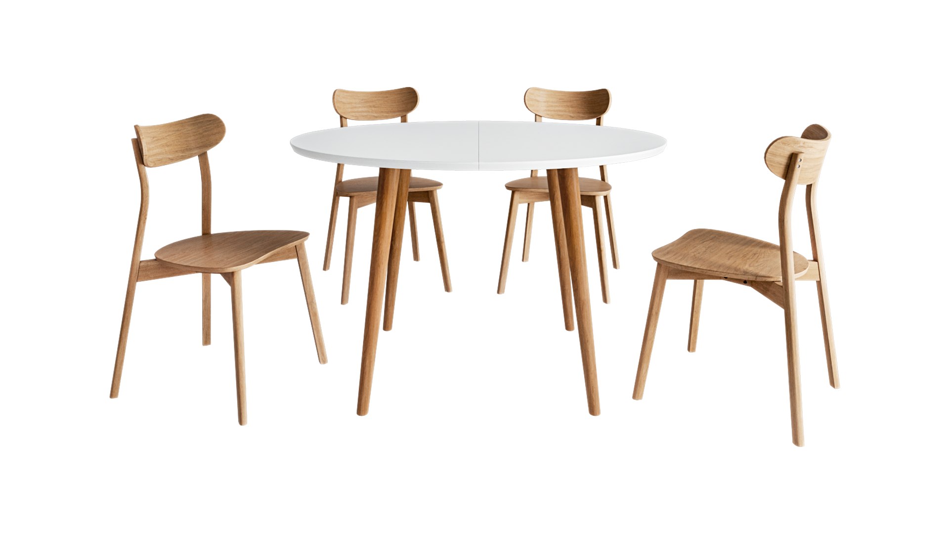 3D Oqui Dining Table And Safina Chair - TurboSquid 2137140