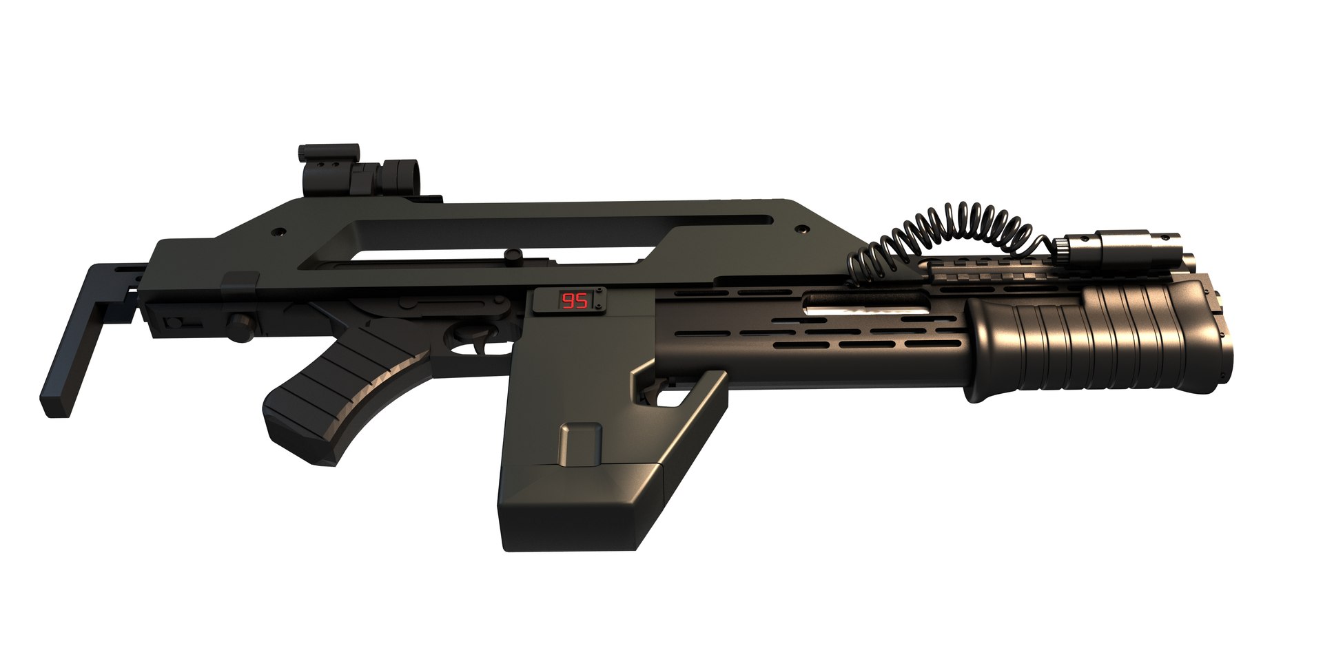 3d Model Pulse Rifle M41a1