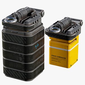 Sci-fi Grenade Bulky 3D