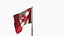 Animated  Canada Flag 3D model