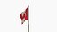 Animated  Canada Flag 3D model