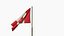 Animated  Canada Flag 3D model