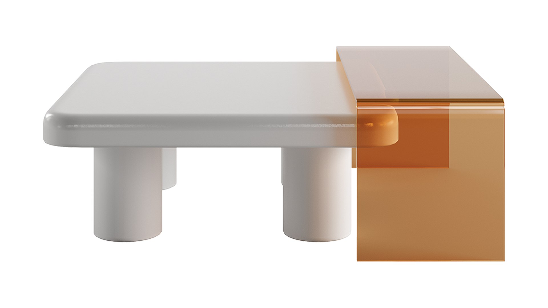 Square Nesting Coffee Table Set By Homary 3D Model - TurboSquid 1998591