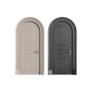 Modern entrance door 18 3D model