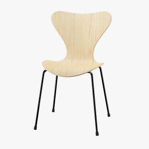 3d model of series 7 chair 3107