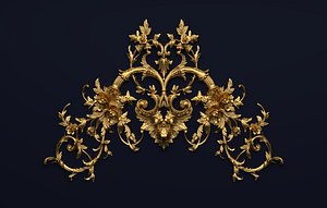 3D classic decor ornament