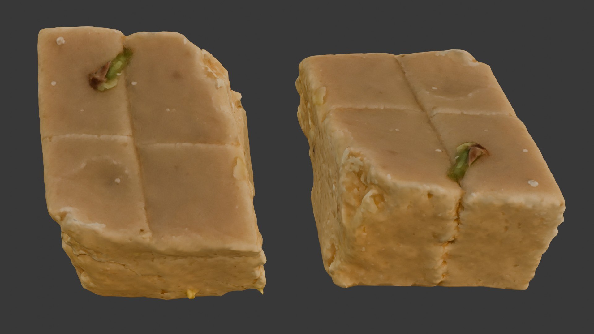 3D Pistachio Fudge Scan Model - TurboSquid 2408793