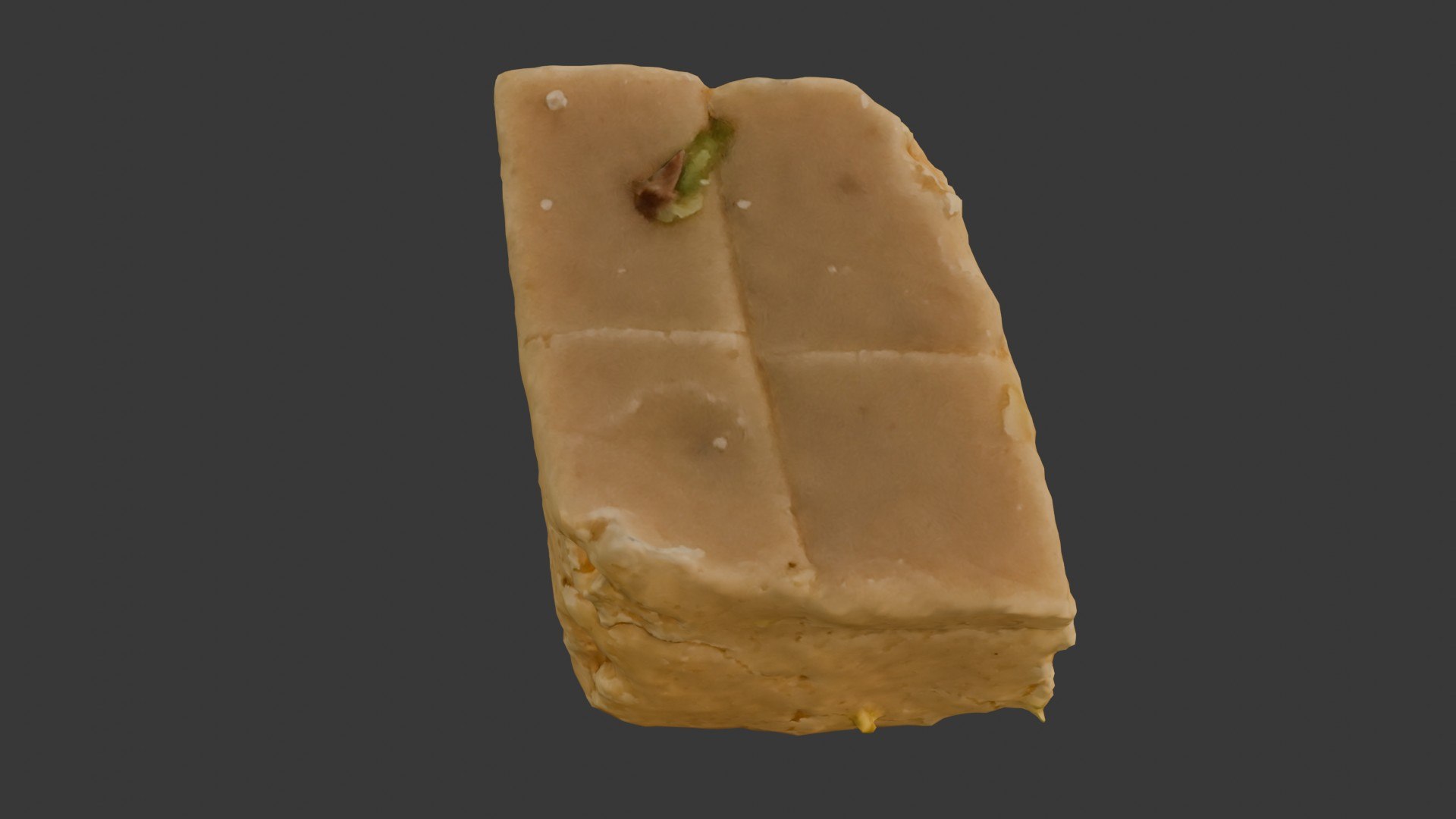 3D Pistachio Fudge Scan Model - TurboSquid 2408793