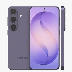 Samsung Galaxy S26 Cobalt Violet 3D model