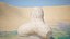 Tetrapod Wellenbrecher BarriereBeton Low-Poly