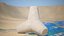 Tetrapod Wellenbrecher BarriereBeton Low-Poly