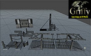 gated unity 3D