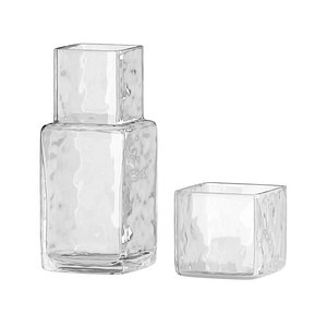 Bottle and glass night set