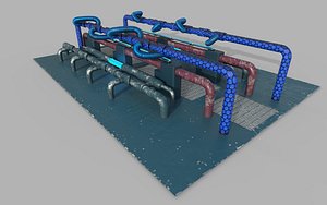 gas pipe model