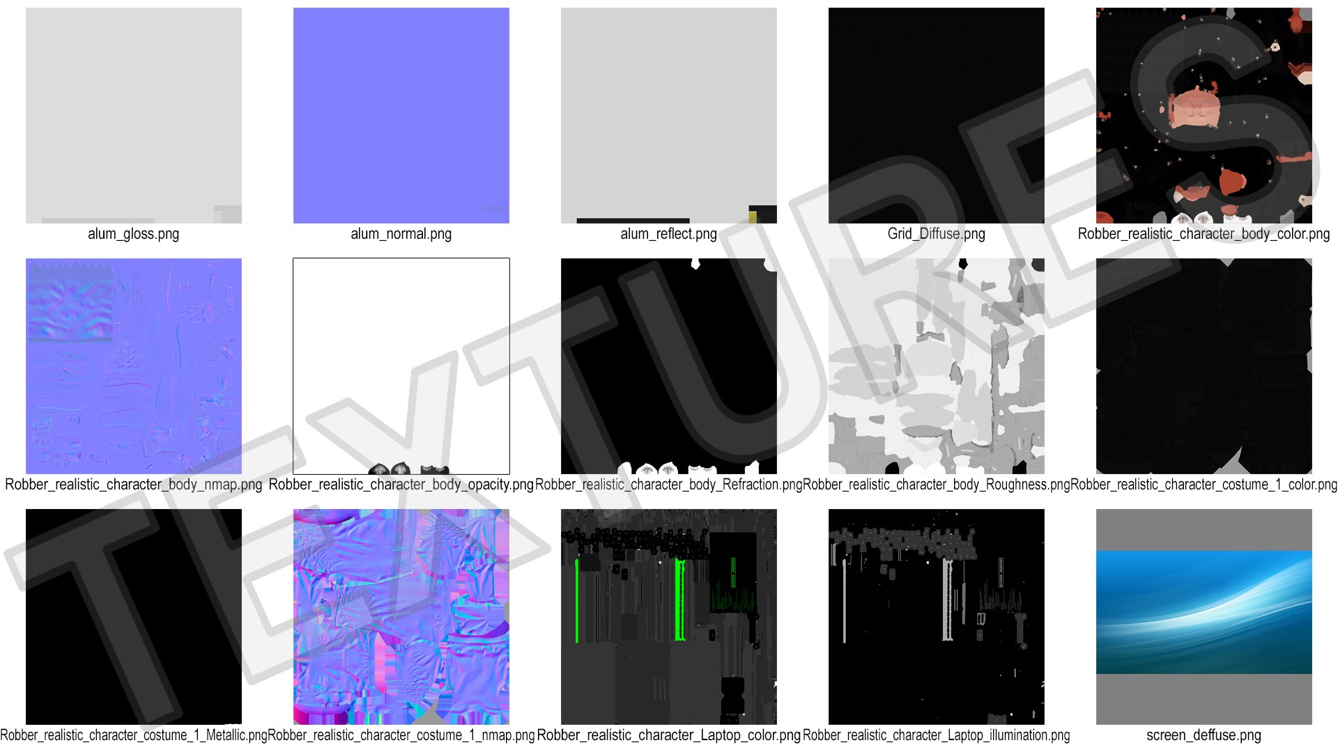 3D Hacker Working With Server - TurboSquid 2327319