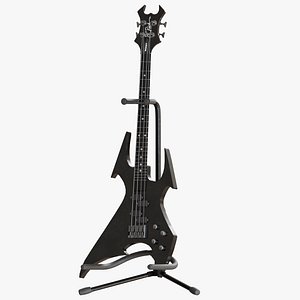 BC Rich Beast Bass Guitar PBR model