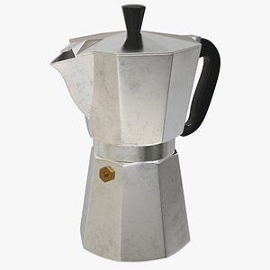 3D Moka Express Italian Coffee Maker