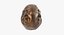 Testa di Buddha in bronzo a quattro facce