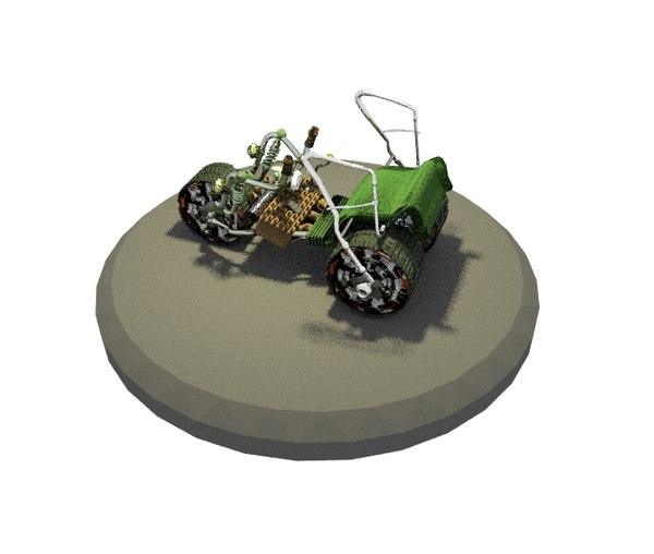 3d model mountain buggy