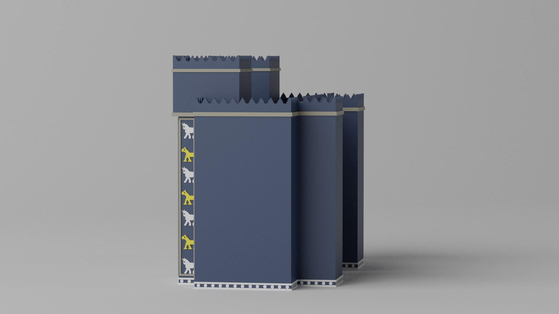 Cartoon Ishtar Gate Babylon Iraq 3D model https://p.turbosquid.com/ts-thumb/7J/aQosRB/c1/a_05/png/1697211297/1920x1080/fit_q87/72774d1f2d3f0c5c885417413743b186f3ec32af/a_05.jpg